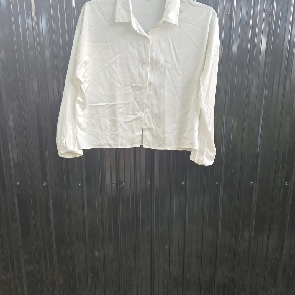Ambiance Cream Button-Up‎ Shirt
